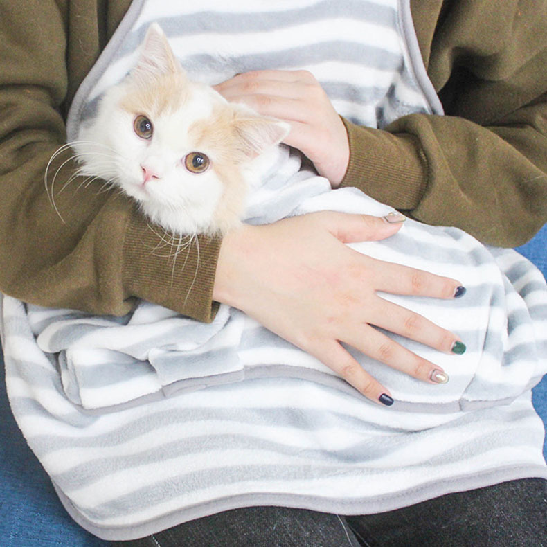 Pets Apron Women Touch the Cat Small Dog Clothes Non-Stick Anti-Grab for Pets